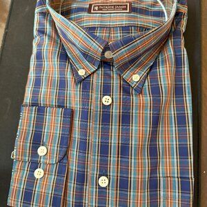 Patrick James Multi Color Strip Sport Shirt XL